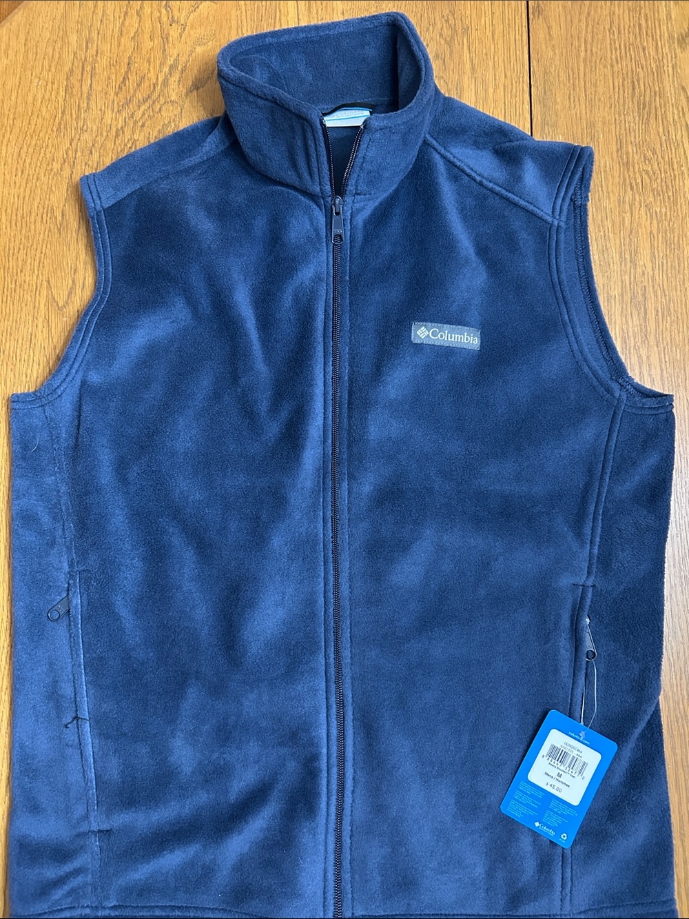 Columbia Men’s Navy Blue Fleece Vest